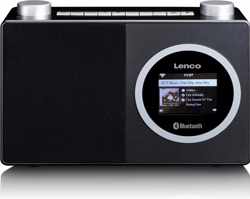Lenco DIR-70BK - Radio - Internet radio - Bluetooth en wifi - Zwart