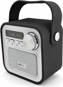Caliber HPG330BT - Draagbare FM radio met USB - Zwart/Wit