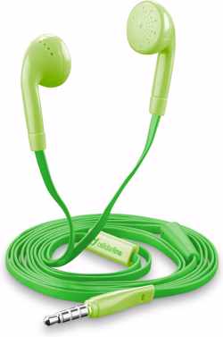 Cellularline BUTTERFLYSMARTG In-ear Stereofonisch Bedraad Groen mobiele hoofdtelefoon