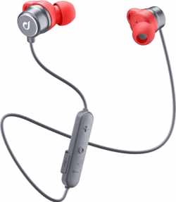 Cellularline Run Headset In-ear Zwart, Rood