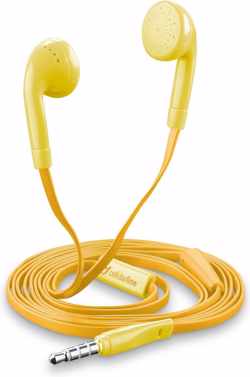 Cellularline BUTTERFLYSMARTY headphones/headset In-ear Geel