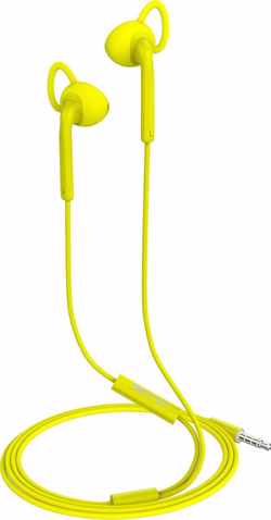 Celly wired earphones UP400 Active - Sport - yellow