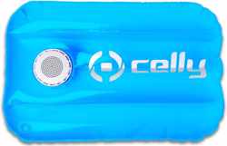 Celly Opblaasbaar Kussen Met Speaker 22 X 30 Cm Blauw 3-delig