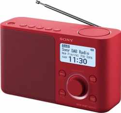 Sony XDR-S61D - DAB+ Radio - Rood