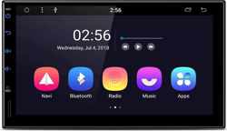 2 Din Universeel 7 Android 10.0 Octa-Core auto navigatie stereo smart Multimedia speler.