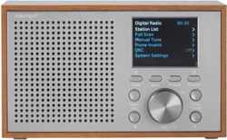 Intempo DAB10 DAB+ Radio Bruin 2.5W FM-Radio met alarmstand