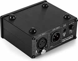 Let op type!! LINEPAUDIO A963 48V Pro condensator microfoon fantoomvoeding Source(Black)