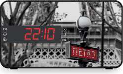 Bigben RR15METRO Wekkerradio met LED Display - Parijs Metro