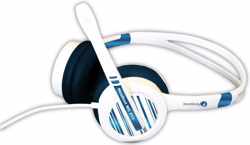 Amarina MICAMA00041B Stereofonisch Hoofdband Blauw, Wit hoofdtelefoon