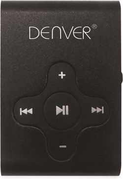Denver MPS-410Black, MP3 speler met sportclip Zwart