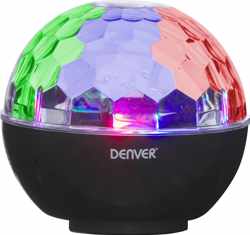 Denver BTL-65 - Draadloze speaker met disco licht - Zwart
