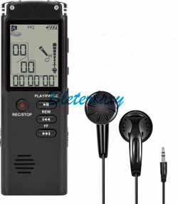 WiseGoods - Premium Digitale Dictafoon - Voice Recorder - Met MP3 Speler - Multifunctionele Voice Recorder - 8GB