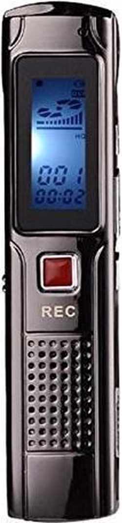 Digitale Dictafoon Voice Recorder - 8 GB - Memo Audio Recorder - Spraak Recorder
