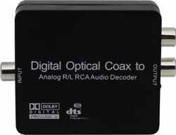 Digital Audio Converter (DAC) met Dolby Digital en 3,5mm audio jack out