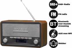 Denver DAB-18 - Retro DAB+ radio met Bluetooth - Hout
