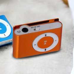 Mini clip MP3 speler - Oranje