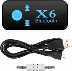 Bluetooth aux-adapter X6 / Bluetooth receiver / draadloos