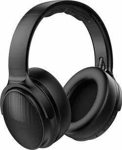 MANI Bluetooth Draadloze On-ear Koptelefoon- Helder Geluid en Fijne Bass- Bluetooth Headphones met Ingebouwde Microfoon Headset- Zwart