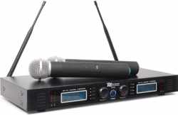 Power Dynamics PD732H 2x 16-Kanaals UHF Draadloos Microfoonsysteem True Diversity incl. 2 Microfoons
