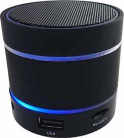 TQ4U BOOMBOX bluetooth speaker met lichteffecten en veel aansluitingen | oplaadbaar| ZWART
