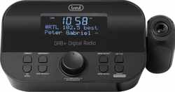 Wekkerradio met tijd projectie, DAB / DAB + digitale ontvanger - Trevi RC 85D8, zwart