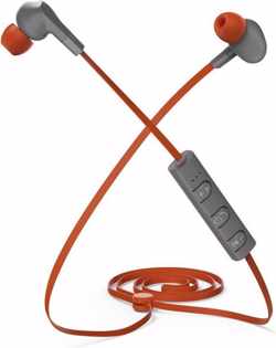 Thomson WEAR6206BT Bluetooth®-sport-koptelefoon, in-ear, microfoon, oranje/grijs
