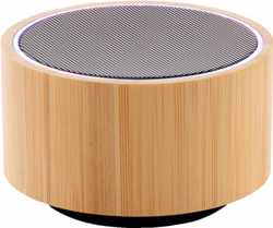 Xd Collection Speaker Bamboo 3w Bluetooth Led Lichtbruin 2-delig