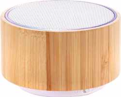 Xd Collection Speaker Bamboo 3w Bluetooth Lichtbruin Led 2-delig