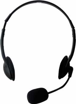 Ewent Headset, 2x 3.5mm Jack, 2,1m, zwart EW3563