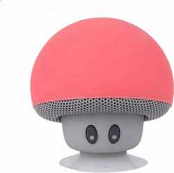 Liquno iCanto Portable Mini Mushroom Bluetooth Speaker - Rood