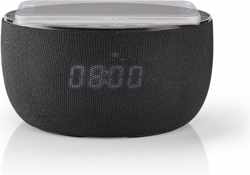 Nedis SPBT4000BK Bluetooth®-speaker Met Draadloos Laden 30 W Tot 6 Uur Speeltijd Klok Zwart