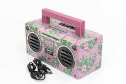 GPO BRONXPINK - GPO draagbare Bluetooth speaker, roze