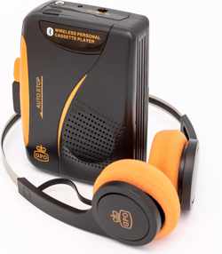 GPO KW938BT - Draagbare cassettespeler / Walkman met Bluetooth en draadloze hoofdtelefoon