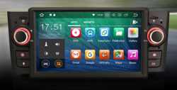 Voltario® 7 “ Autoradio voor Fiat, inclusief navigatie, bluetooth, DVD en Octa core. Systeem Android 8.0 Fiat punto 2005-2009 Linea 2007-2011