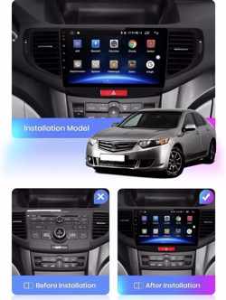 Honda Accord 2008-2012 Android 10 navigatie en multimediasysteem autoradio 2+32GB Bluetooth USB WiFi