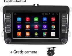 Boscer® Autoradio Android | Volkswagen, Skoda & Seat | Navigatiesysteem | 7' HD scherm | Achteruitrijcamera