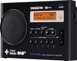 Sangean DPR-69+ - Draagbare radio met DAB+ - Zwart