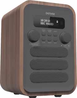 Denver DAB-48GREY - DAB radio - FM Radio - Bluetooth - Grijs