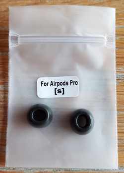 VORO Deluxe - Oordopjes voor Airpods Pro- Airpods pro foam tips - Apple - In ear - Memory foam - 6 stuks - Oordopjes - Sport - Sound isolation - Zwart - maat S