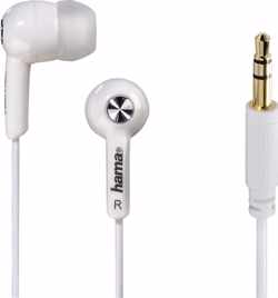 Hama In-ear-stereo-oortelefoon "Basic4Music", wit