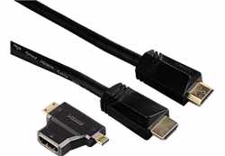 HAMA HDMI-kabel met adapter 3 sterren