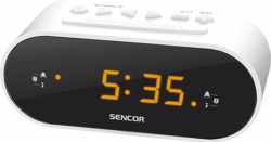 Sencor SRC 1100 - Klok Radio - Wit