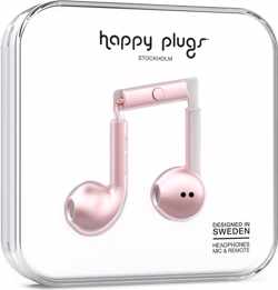 Happy Plugs Earbud Plus - In-ear oordopjes - Rozegoud