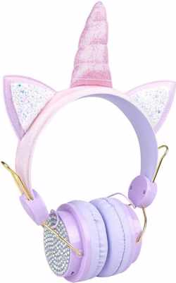 Unicorn koptelefoon – BLEUTOOTH 5.0 – Nieuwste collectie – koptelefoon – headset eenhoorn – eenhoorn koptelefoon – meisjes koptelefoon – meisjes speelgoed - nok nak – meisjes cadeau