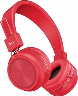 HOCO W25 Promise - Draadloze On-Ear Koptelefoon - Bluetooth - Rood