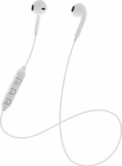STREETZ HL-595 Semi-in-ear Bluetooth oordopjes met microfoon & Control button - Wit
