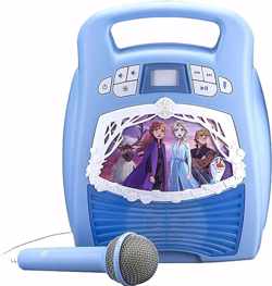 EKIDS Frozen 2 Bluetooth MP3 Karaoke met microfoon