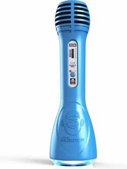iDance PM6BL Bluetooth All-In-One Karaoke Microfoon - Blauw