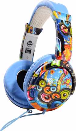 iDance Ibiza 101 Headset Hoofdband Blauw, Multi kleuren