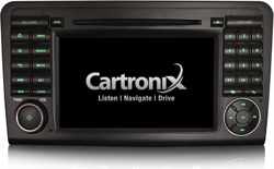 Cartronix CTX-114961 | Mercedes ML & GL | Autoradio | Android 10 | W164 & X164 | Stuurbediening